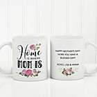 Alternate image 0 for &quot;Home Is Where Mom Is&quot; 11 oz. Coffee Mug in White