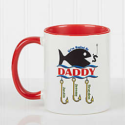 Hooked on You 11 oz. Coffee Mug in Red