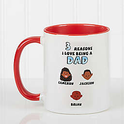 His Reasons Why 11 oz. Coffee Mug in Red