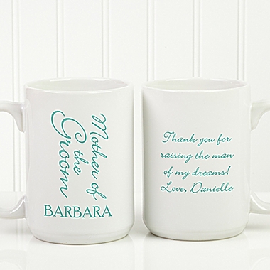 Bridal Brigade 15 oz. Wedding Coffee Mug in White. View a larger version of this product image.