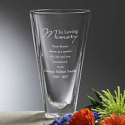 Love Blooms Eternal Memorial Vase