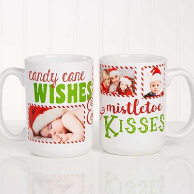 Candy Cane Wishes 15 oz. Coffee Mug