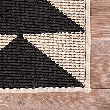 Jaipur Patio 2-Foot x 3-Foot 7-Inch Indoor/Outdoor Rug in Black/Grey. View a larger version of this product image.