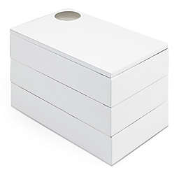 Umbra® Spindle Jewelry Storage Box in White
