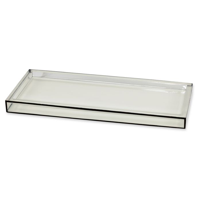 Creative Bath™ Tray in Black/White Bed Bath & Beyond