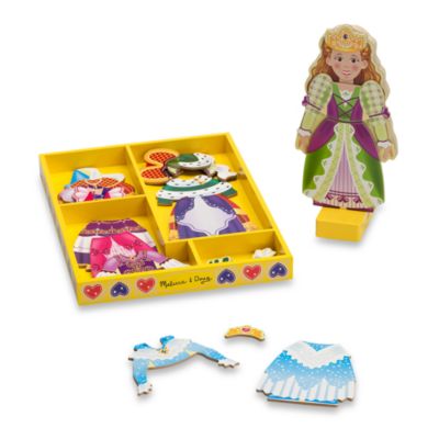 melissa and doug magnetic wooden dress up dolls