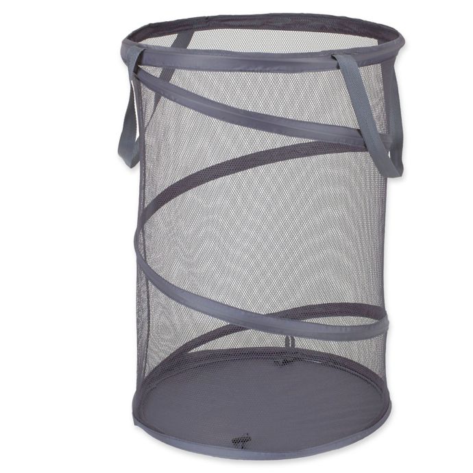 Household Essentials® 16Inch PopUp Laundry Hamper in Grey Bed Bath