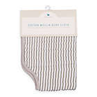 Alternate image 1 for Little Unicorn&reg; Cotton Muslin Burp Cloth in Grey Stripe