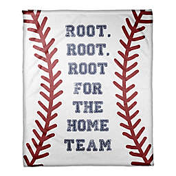 Designs Direct "Root For the Home Team" Fleece Baseball Blanket
