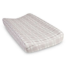 Trend Lab® Plaid Flannel Changing Pad Cover in Grey