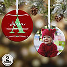 Alternate image 0 for My Name Means 2-Sided Glossy Christmas Ornament