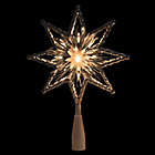 Alternate image 1 for Retro 8-Inch 10-Light Star Christmas Tree Topper in Silver