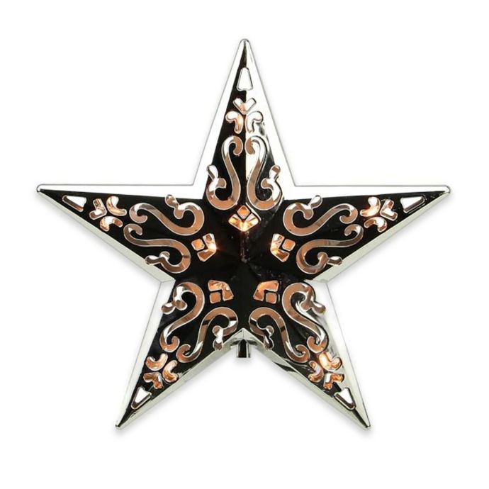 Download Sienna Star Cut-Out Pre-Lit Christmas Tree Topper in ...