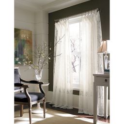 Branchbrook 84-Inch Window Curtain Panel in White (Single)