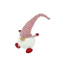 Northlight 12-Inch Sitting Chubby Santa Gnome in Red/White