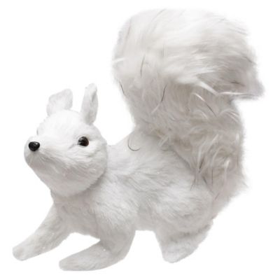 white squirrel stuffed animal