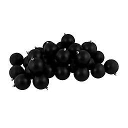 Northlight 60-Pack Christmas Ball Ornaments in Black