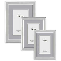 Siena Narrow Double Bead Silver-Plated Picture Frame