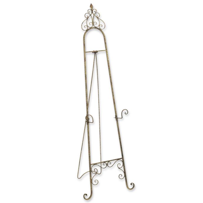 Parisian Floor Easel In Gold Bed Bath Beyond