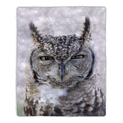 70 x 90 Ambesonne Owl Soft Flannel Fleece Throw Blanket Multicolor Cozy Plush for Indoor and Outdoor Use Watercolor Hand Drawn Owl Family Portrait Vintage Bohemian Wildlife Birds 