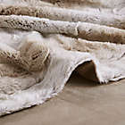 Alternate image 5 for Madison Park Zuri Oversized Faux Fur Throw in Sand