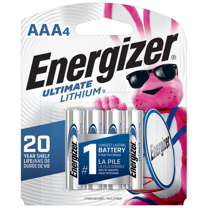 Energizer Ultimate 4 Pack a 1 5 Volt Lithium Batteries Bed Bath Beyond