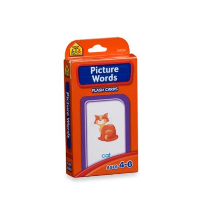 School Zone Publishing Company&reg; Picture Words Flash Cards