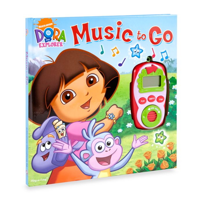 Play A Sound Dora The Explorer Music To Go Digital Music Player Book Bed Bath Beyond - dora the explorer theme song roblox code