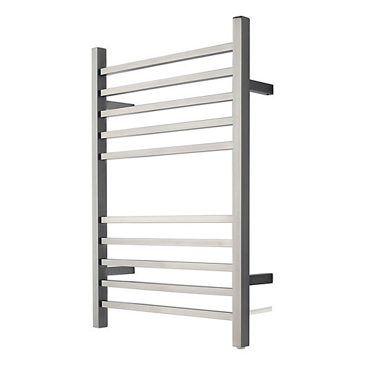 Alternate image 1 for Amba Radiant Wall Mount Plug-In Towel Warmer with Ten Square Bars