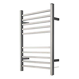 Amba Radiant Wall Mount Plug-In Towel Warmer with Ten Square Bars