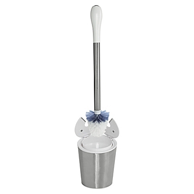 OXO Good Grips&reg; Stainless Steel/White Toilet Brush. View a larger version of this product image.