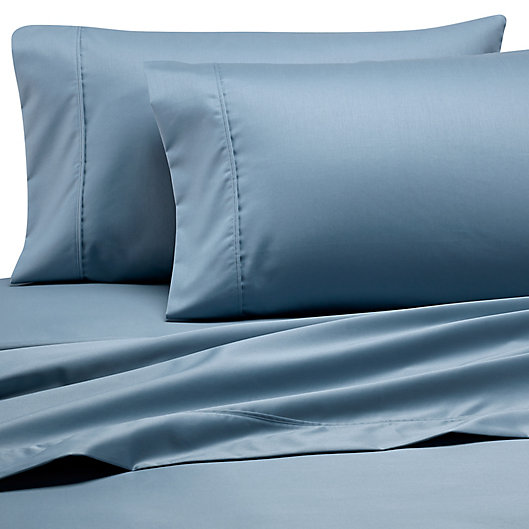 Alternate image 1 for Heartland® Homegrown™ 500 TC Cotton Wrinkle-Resistant Full Sheet Set in Turquoise