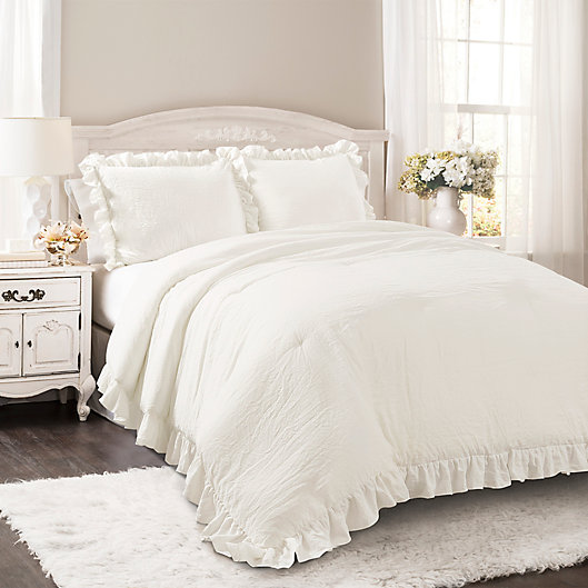 Alternate image 1 for Lush Decor Reyna 2-Piece Twin XL Comforter Set in White