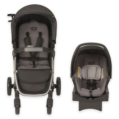 evenflo flipside travel system with litemax infant car seat