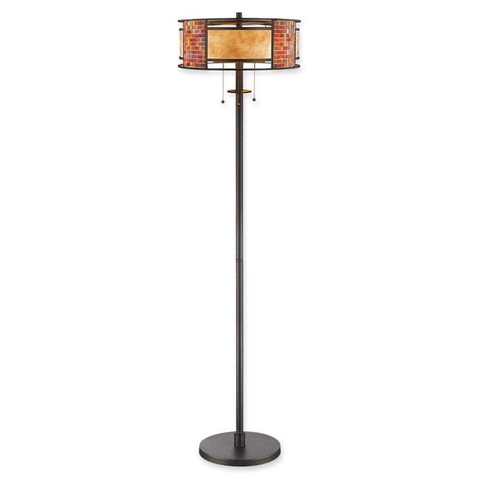 Filament Design Kate Craftsman Floor Lamp In Bronze Bed Bath