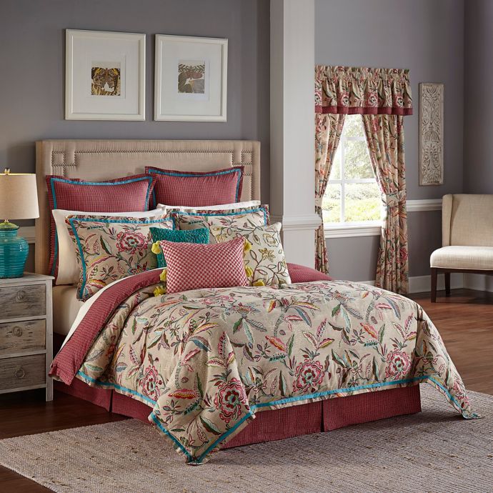 Waverly® Key of Life Reversible Comforter Set | Bed Bath ...