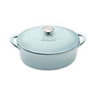 Alternate image 0 for Denby Pavilion 4.4 qt. Round Cast Iron Covered Casserole in Blue