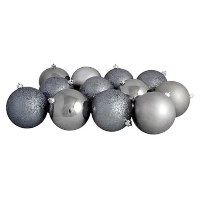 Northlight 4-Inch Shatterproof Multi-Finish Christmas Ball Ornaments