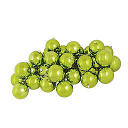 Northlight 4-Inch Ball Christmas Ornaments in Kiwi Green (Set of 12)