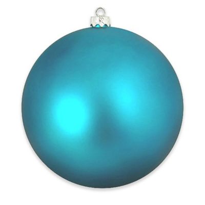 Sequined Ball Christmas Ornament Peacock 4-Inch 