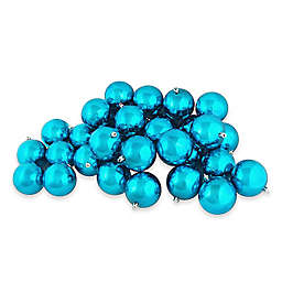 Northlight 4-Inch Shatterproof Christmas Ball Ornaments in Turquoise Green (Set of 12)