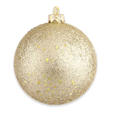 large gold christmas balls