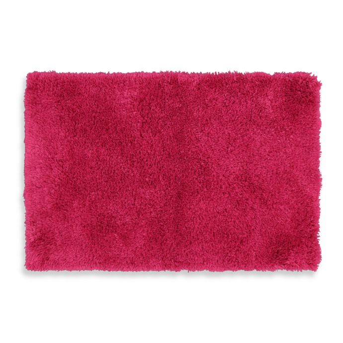 Retro Shag 45 X 68 Accent Rug Fuchsia Bed Bath Beyond