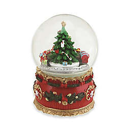 Northlight 5.5-Inch Christmas Tree and Train Musical Snow Globe