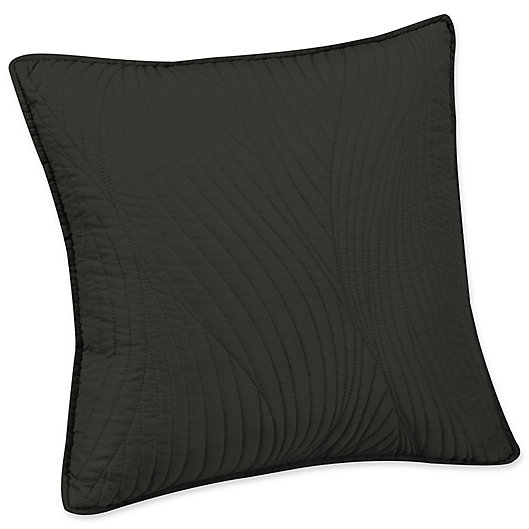 Alternate image 1 for Brielle Stream European Pillow Sham in Dark Grey