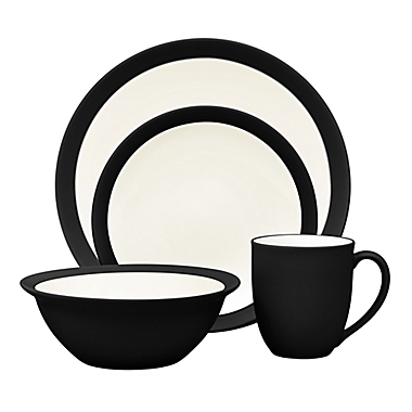 Noritake&reg; Colorwave Curve Dinnerware Collection in Graphite. View a larger version of this product image.