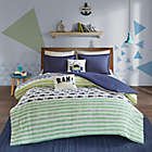 Alternate image 1 for Urban Habitat Kids Finn 5-Piece Full/Queen Comforter Set in Green/Navy