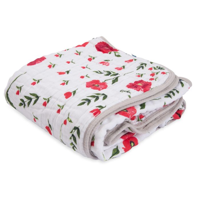 Little Unicorn Summer Poppy Cotton Muslin Quilt | Bed Bath & Beyond