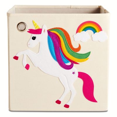 unicorn storage bin