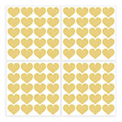 WallPops!&trade; Metallic Gold Hearts Vinyl Wall Art Decal Kit